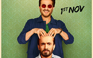 Anil Kapoor and Sunny Singh in the poster of Abhishek Pathak`s comedy film `Ujda Chaman`